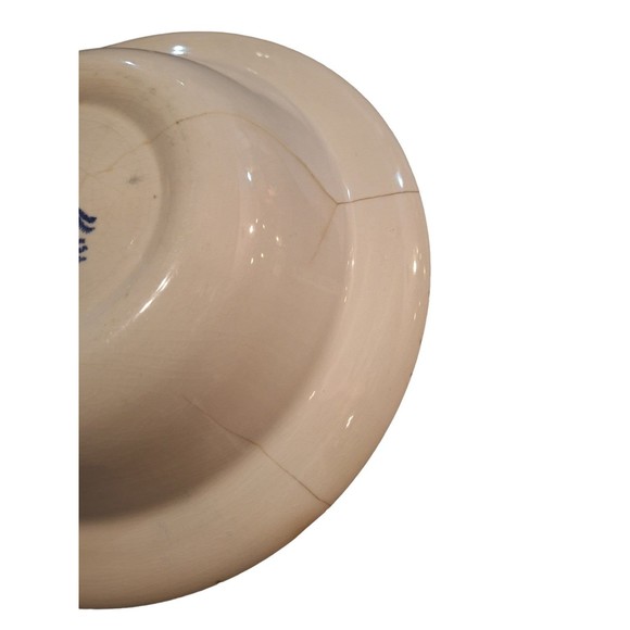 2 Blue Willow Bowls, Vegetable Bowl, Blue & White, Serving Bowl Homer Laughlin - Picture 4 of 7